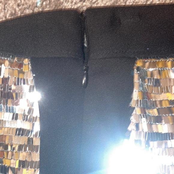 Bebe “additions” square  silver palette shirt - Picture 4 of 5